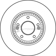 Тормозной диск TRW LMS SO6 3322938090135 df6108s 1524586 - Изображение 6