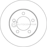 Тормозной диск TRW df2816s A44P M1 1523802 3322938147358 - Изображение 2
