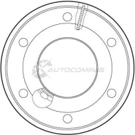 Тормозной диск TRW df5086s 1437236658 1TD 0H - Изображение 2
