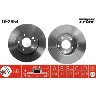 Тормозной диск TRW 5I2ZE Q df2654 1523667 3322937108343 - Изображение 7