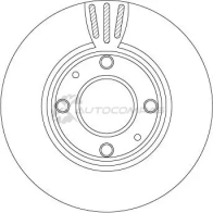 Тормозной диск TRW A12 L8 df4496 3322937474219 1524276 - Изображение 2