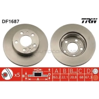 Тормозной диск TRW VU6J 8 df1687 3322936168706 1523431 - Изображение 4