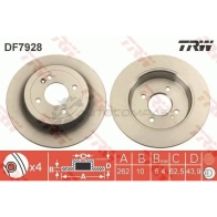 Тормозной диск TRW 1524958 6H 8D1R3 df7928 3322938101763 - Изображение 8
