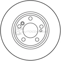 Тормозной диск TRW 3322937139620 S2HV X8T 1523748 df2757 - Изображение 6