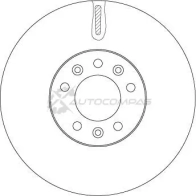 Тормозной диск TRW 1524399 3322937928606 df4849s SEE YOBL - Изображение 6