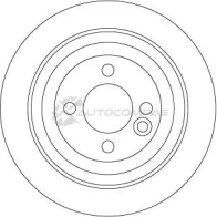 Тормозной диск TRW 3322938221133 1524804 df6523 ZN4 3G1P - Изображение 3