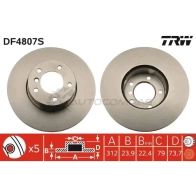 Тормозной диск TRW 1524368 4 GPYA df4807s 3322937885459 - Изображение 5