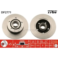 Тормозной диск TRW 3322937187010 1523762 df2771 1D7J2 B - Изображение 5