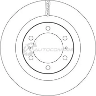 Тормозной диск TRW DW MJTRC 3322938399412 df7880s 1424956835 - Изображение 2