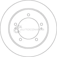Тормозной диск TRW df7839 W EWYMWE 3322938094522 1524955 - Изображение 3