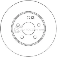 Тормозной диск TRW 3322937473700 LQQ N3T 1524240 df4454 - Изображение 6