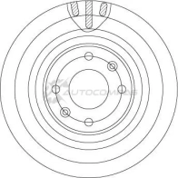 Тормозной диск TRW A JVKVRL 1524166 3322937402564 df4363 - Изображение 2