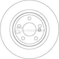 Тормозной диск TRW 1524844 KJDL EX5 df6634 3322938312657 - Изображение 3