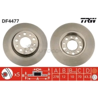 Тормозной диск TRW 1524263 df4477 5RPNWI G 3322937474295 - Изображение 4