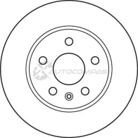 Тормозной диск TRW 1524503 df4995s S 7A1O0 3322937951611 - Изображение 6