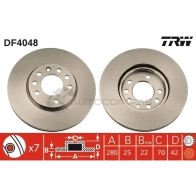 Тормозной диск TRW 3322937268948 X BG33O 1523884 df4048 - Изображение 4
