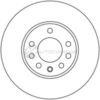 Тормозной диск TRW 3322937268948 X BG33O 1523884 df4048 - Изображение 5
