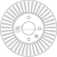 Тормозной диск TRW 1524669 3322938163723 BZ KRGDO df6254 - Изображение 3
