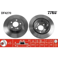Тормозной диск TRW df4270 6 35QUJ 1524084 3322937369874 - Изображение 5