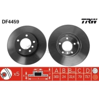Тормозной диск TRW 1524245 3322937474189 CB A4D df4459 - Изображение 5