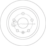 Тормозной диск TRW 3322938168339 DGPK5X R df6312 1524697 - Изображение 8