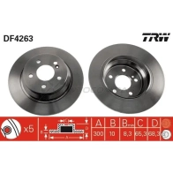 Тормозной диск TRW 1524075 3322937369829 F9V VVA df4263 - Изображение 5