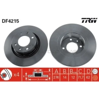 Тормозной диск TRW 1524025 3322937321124 TCYC0 B df4215 - Изображение 5