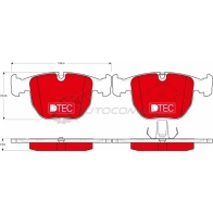 Тормозные колодки, комплект TRW gdb1261dte LCUET 214 86 1527787 - Изображение 5