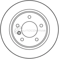 Тормозной диск TRW df2767 1523758 WE Y32 3322937184477 - Изображение 5