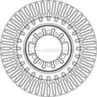 Тормозной диск TRW 1524271 AH 5I7B df4485 3322937473892 - Изображение 2