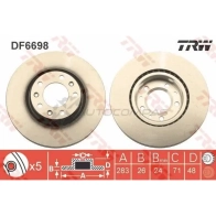 Тормозной диск TRW 3322938287344 RJWUI6 5 df6698 1524878 - Изображение 7