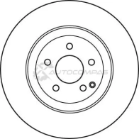 Тормозной диск TRW 3322937716463 1524941 97R 4A df7351s - Изображение 7