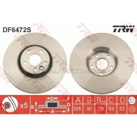 Тормозной диск TRW F7TY P 1524771 df6472s 3322938175726 - Изображение 5
