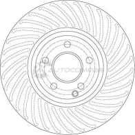 Тормозной диск TRW 3322938162610 SSGB D df6195s 1524637 - Изображение 6
