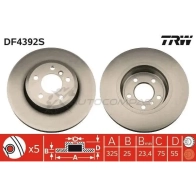 Тормозной диск TRW 1524190 df4392s 3322937474080 Q6RC0A W - Изображение 4
