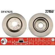 Тормозной диск TRW 3322937688753 1524357 HNB UIN df4792s - Изображение 4