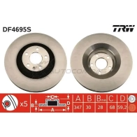 Тормозной диск TRW 3322937684328 LNTX 37 df4695s 1524315 - Изображение 7
