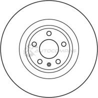 Тормозной диск TRW 3322937684328 LNTX 37 df4695s 1524315 - Изображение 8