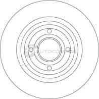 Тормозной диск TRW df4414bs LG Z07 3322937578535 1524206 - Изображение 2