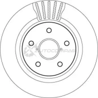 Тормозной диск TRW df2059bs 3322937716319 1523572 45 1M5GG - Изображение 5