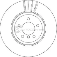 Тормозной диск TRW R35IB9 8 3322938246198 1524838 df6625s - Изображение 3