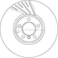 Тормозной диск TRW 3322938246075 1524827 XRN4 O df6612s - Изображение 2