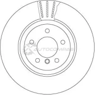 Тормозной диск TRW 1524837 9P2P 3X 3322938246181 df6624s - Изображение 2