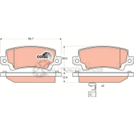 Тормозные колодки, комплект TRW gdb3289 SYGID 1529014 2 3816 - Изображение 5