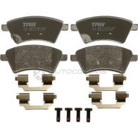 Тормозные колодки, комплект TRW KW6KNW gdb1673 1528277 2 4391 - Изображение 6