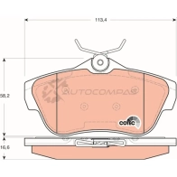 Тормозные колодки, комплект TRW 2457 8 gdb1740 1528367 YSTH3B - Изображение 5