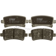 Тормозные колодки, комплект TRW 24 421 0AYVF gdb1784 1528419 - Изображение 5