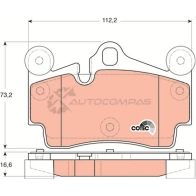 Тормозные колодки, комплект TRW 1528251 23 694 gdb1653 LEDS6D - Изображение 5