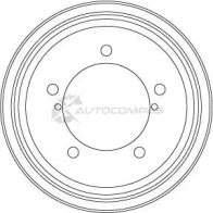 Тормозной барабан TRW db4444 5I1 1IYH 1523216 3322938297664 - Изображение 3