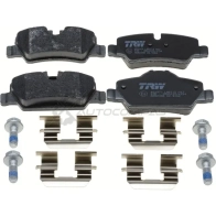 Тормозные колодки, комплект TRW 1528707 gdb2088 E603ZQ 259 80 - Изображение 8